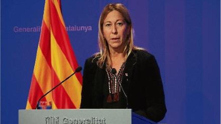 La vicepresidenta del Govern en funcions, Neus Munté.