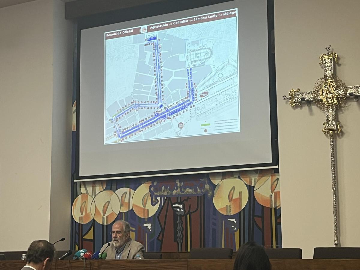 José Carlos Garín en el balance de la Semana Santa de Málaga 2026