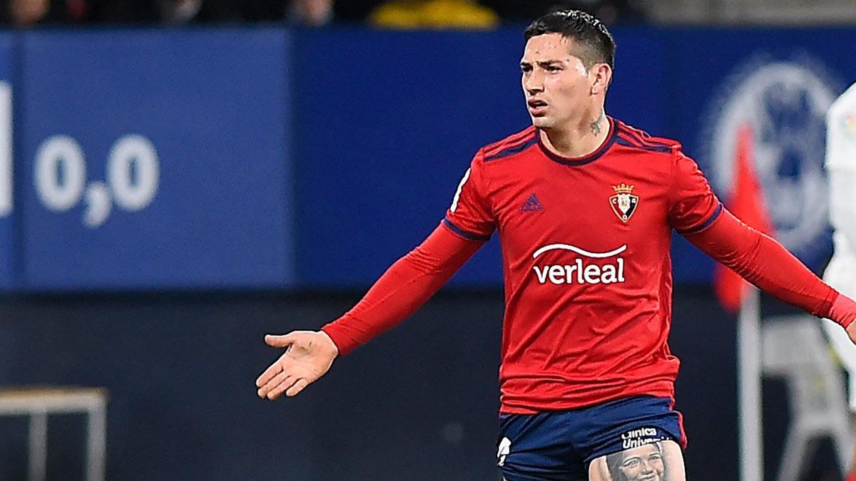 Chimy, autor del gol de Osasuna