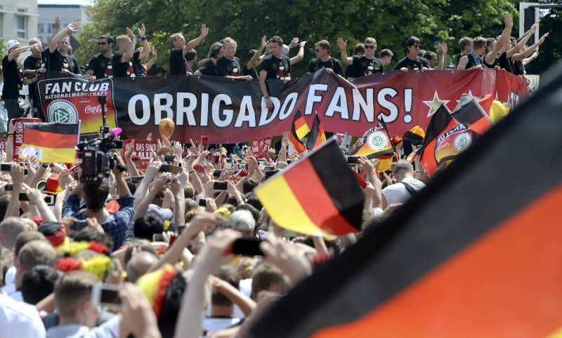 Alemania celebra su Mundial