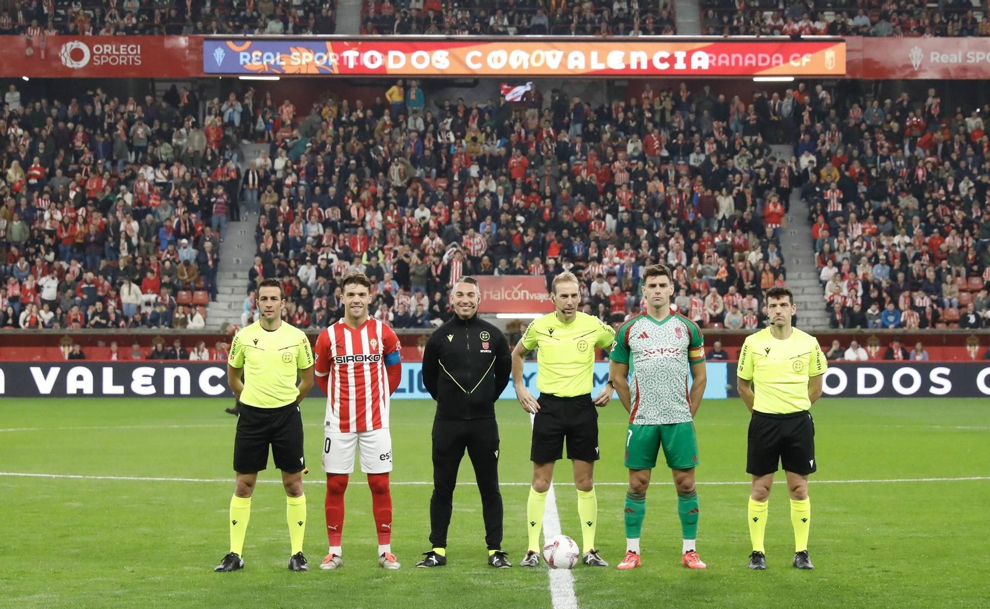 Así fue el partido Sporting-Granada, en imágenes