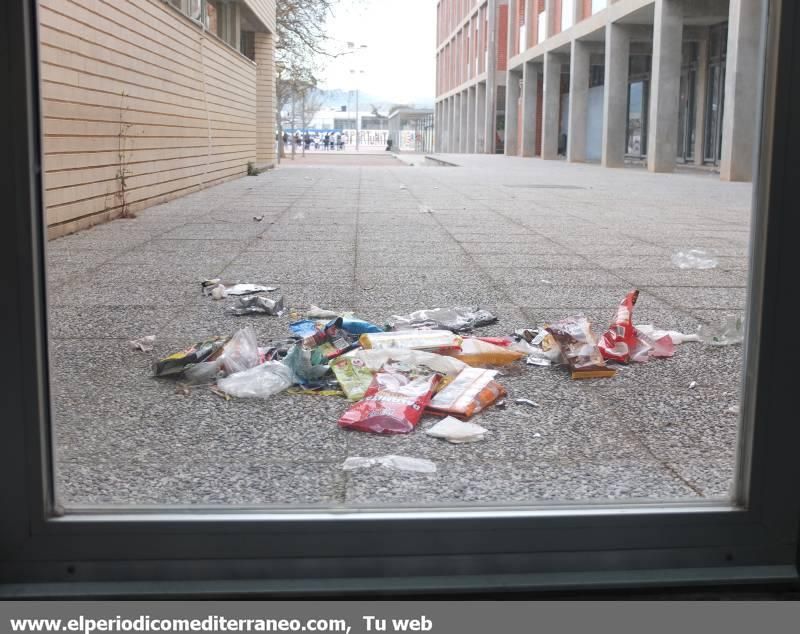 Así está el instituto de Nules