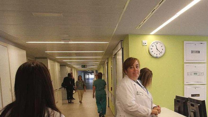 Zona de control en una unidad del nuevo hospital. // I.Osorio
