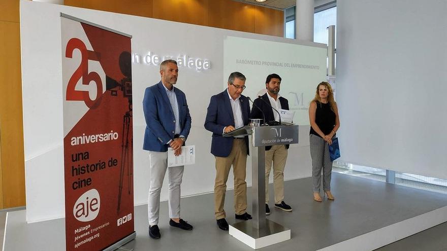 Presentación del I Barómetro Provincial de Emprendimiento en Málaga.