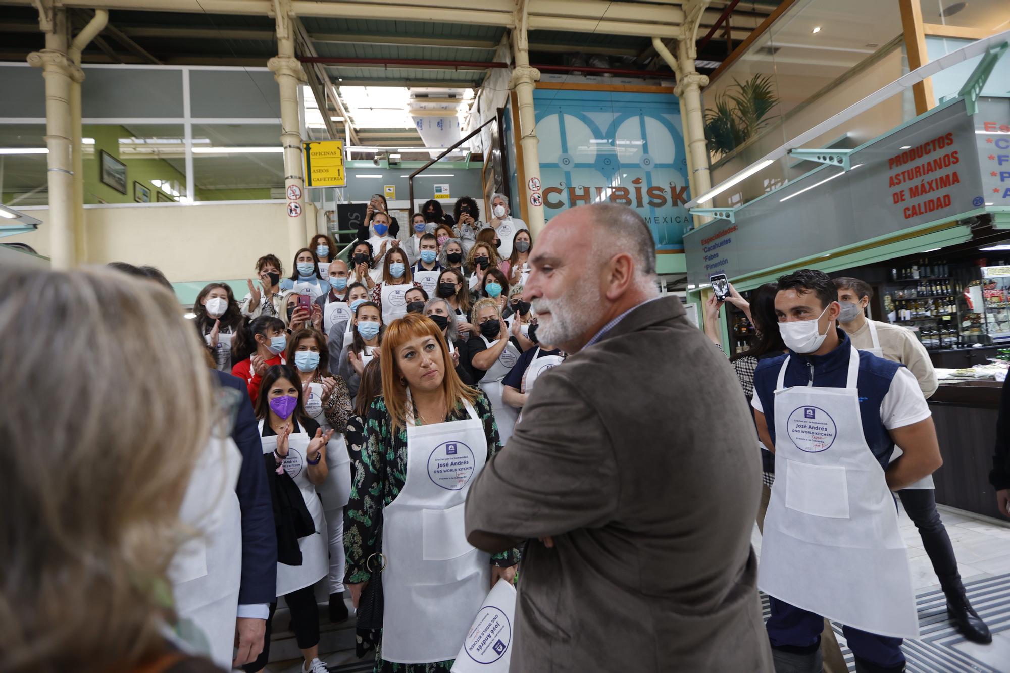 José Andrés revoluciona el mercado del Fontán de Oviedo