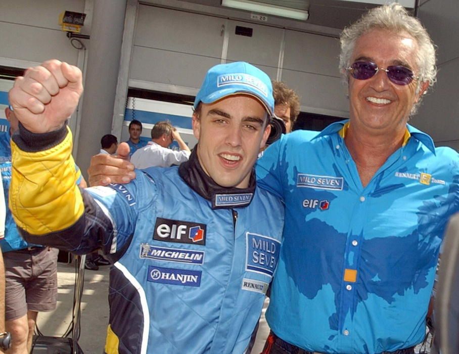 En 2003 fichó por Renault, donde encontró en Flavio Briatore un gran aliado.