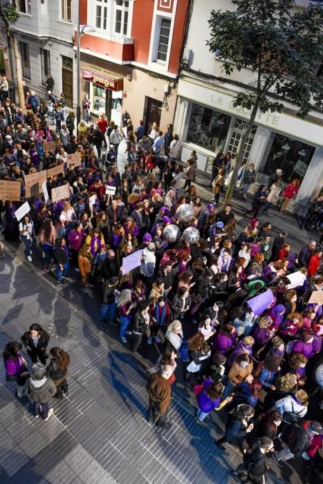 GENTE Y CULTURA 07-03-19  LAS PALMAS DE GRAN CANARIA. 8M Día Internacional de la Mujer. Manifestación por el 8M Día Internacional de la Mujer. FOTOS: JUAN CASTRO