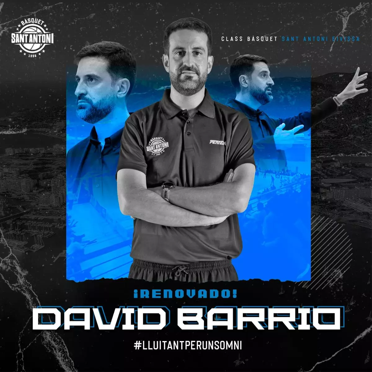 David Barrio seguirá liderando al Class Bàsquet Sant Antoni desde el banquillo