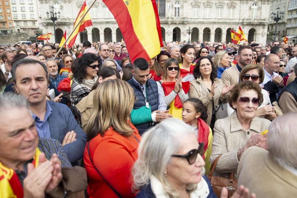 Vázquez defiende la Constitución en María Pita