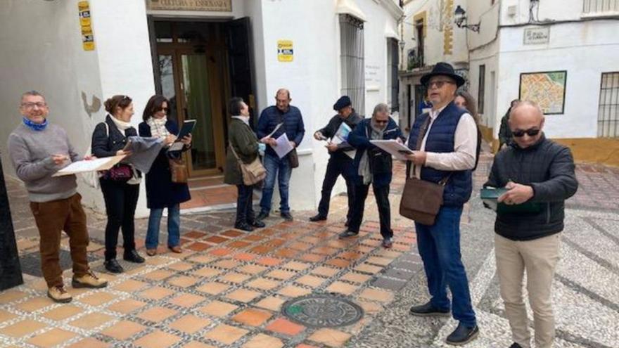 Arte en el Casco Antiguo de Marbella para reclamar un profesor de pintura