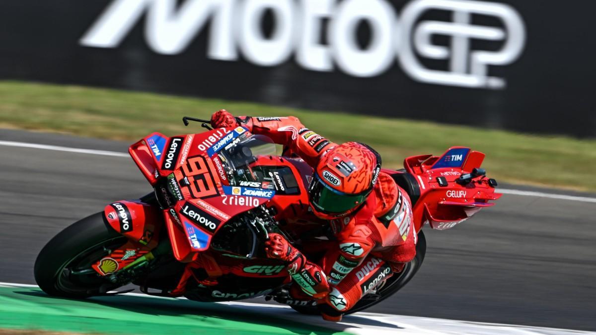 Marc Márquez, durante un GP