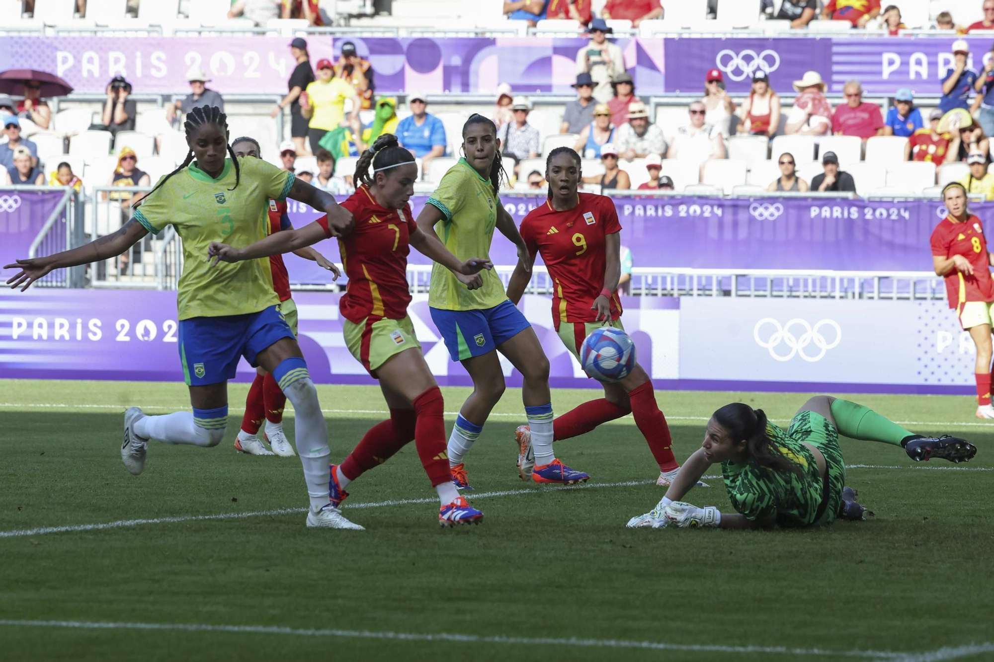 Fútbol Femenino. Brasil - España