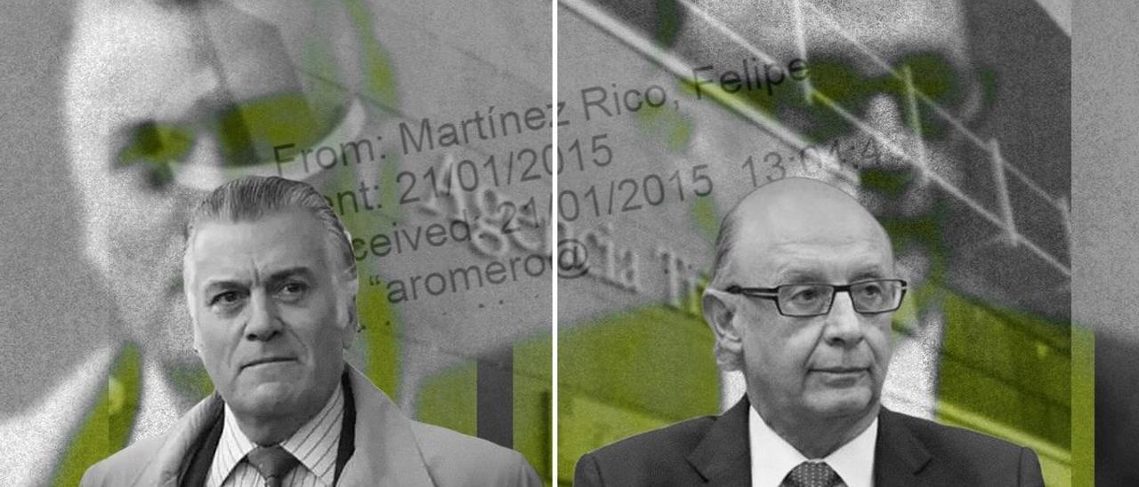 La cúpula de Hacienda de Montoro recibió del PP un documento del caso Bárcenas: &quot;Lo tenía el partido y nos lo ha facilitado&quot;