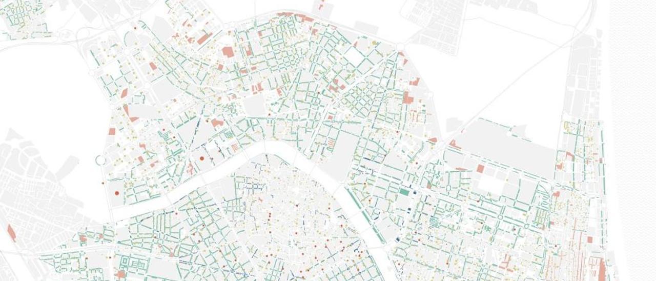 València cuenta con 57.000 plazas de aparcamiento más que coches censados