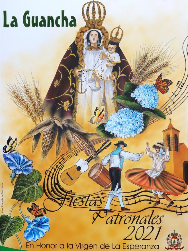 El cartel de las Fiestas Patronales de La Guancha 2021