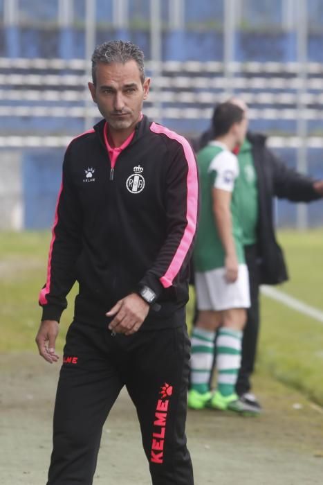 El partido entre el Real Avilés y el Llanes, en imágenes