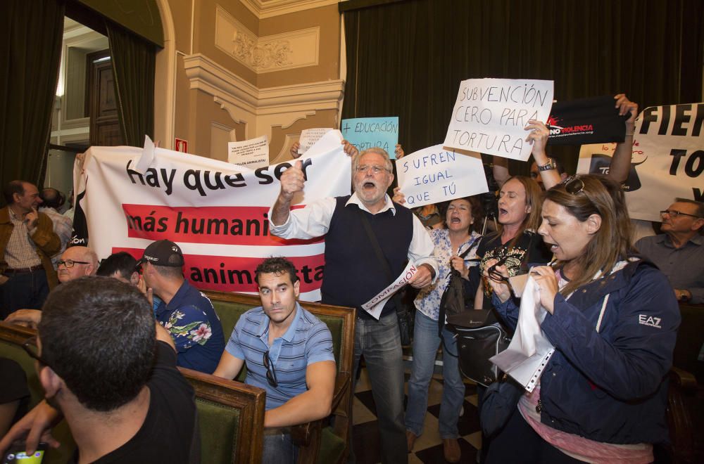 Bronca taurina en el pleno de Castelló