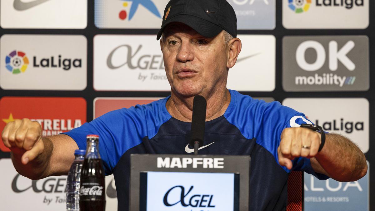 Rueda de prensa de Javier Aguirre