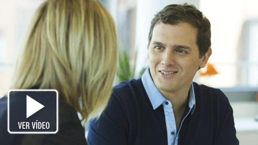 Un momento de la entrevista a Albert Rivera.