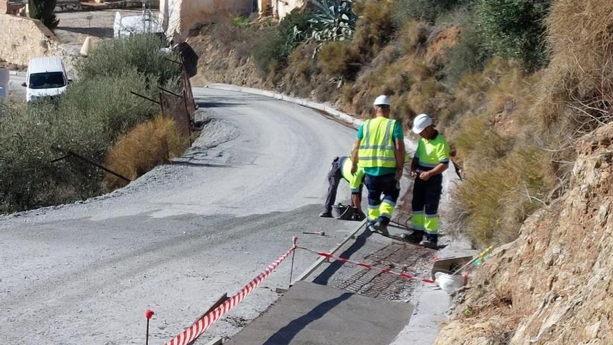 Obras del Plan Itínere II en Sedella.