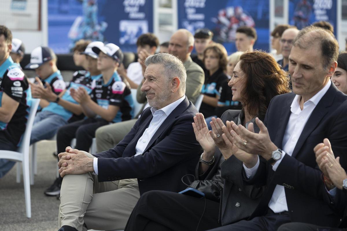 Jorge Martínez Aspar, en el acto de presentación de 'Universo Aspar'.
