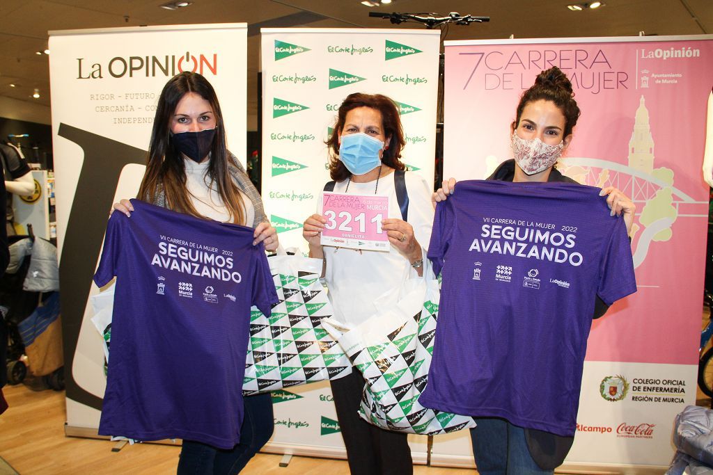 Carrera de la Mujer Murcia 2022: Entrega de dorsales jueves por la tarde