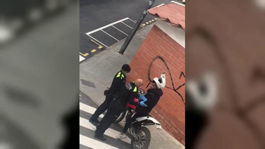 Un joven que se saltó el estado de alarma amenaza a un policía