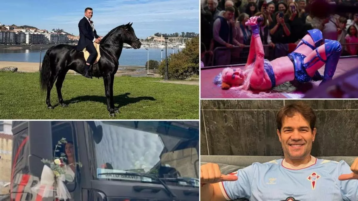Una novia camionera, un novio al galope, Vigo en la maleta de Juan Dávila y delirio por Leticia Sabater