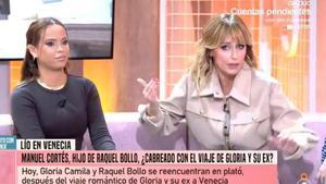 Emma García y Gloria Camila en Fiesta