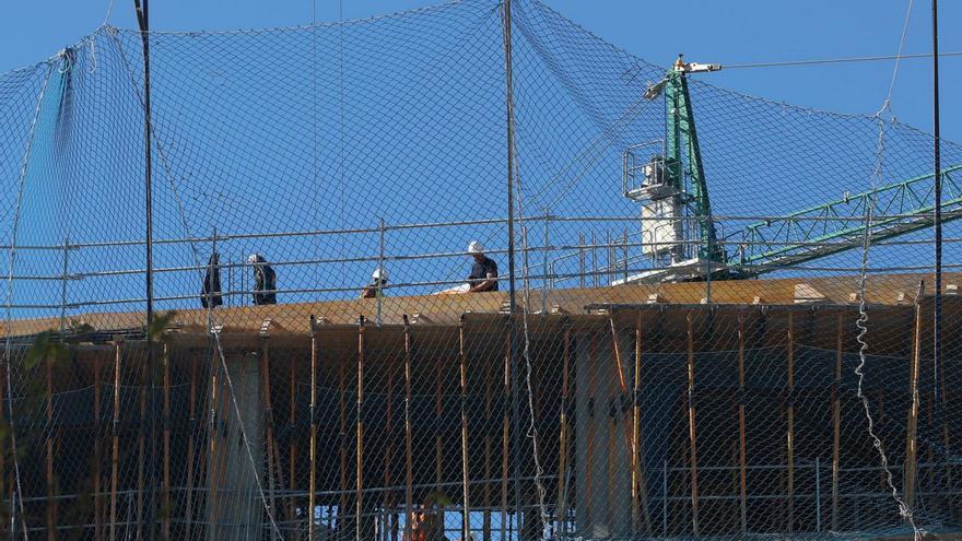 Una obra en el distrito de Teatinos