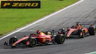 Sainz se contiene: "Ferrari nos dijo que luchásemos con cuidado"
