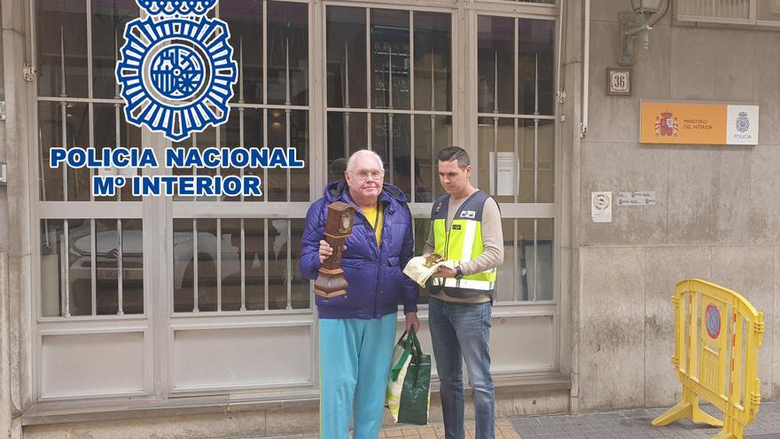 Detenido por apropiarse de dos relojes del siglo XIX valorados en más de 5.000 euros en Benidorm