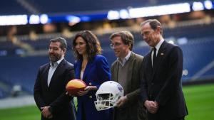 Ayuso y Almeida, en el Bernabéu