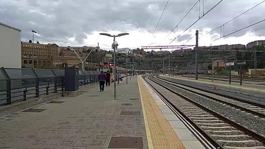 L'estació de la Renfe de Manresa, buida