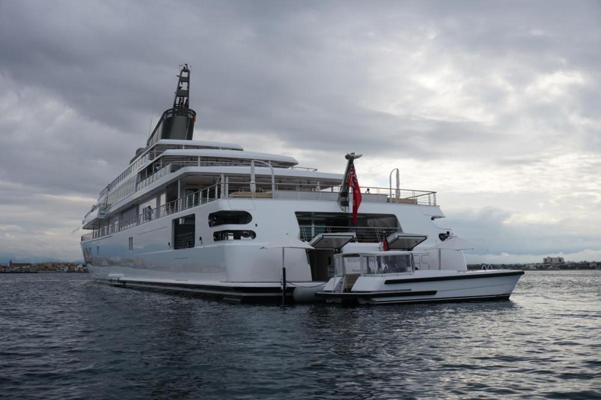 El superyate 'Rising Sun' en Palma