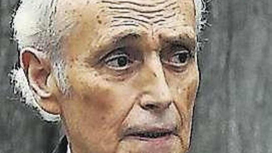 José Carreras, en el funeral.