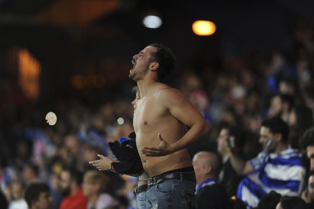 La afición se lo pasó en grande ante el Málaga