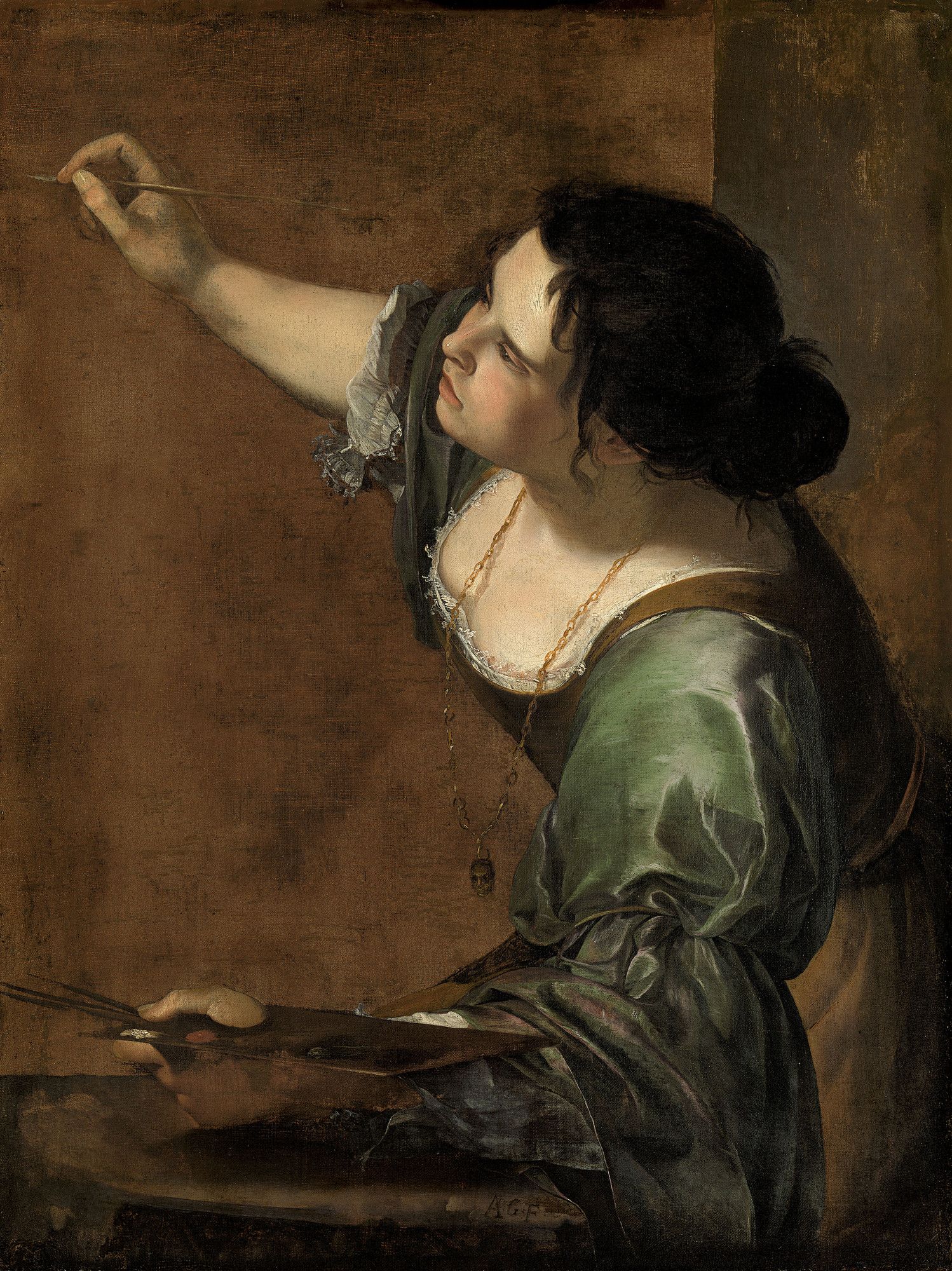 &quot;Autorretrato como alegoría de la pintura&quot;, obra de Artemisia Gentileschi