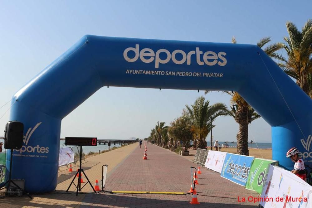 Final de triatlón de deporte escolar