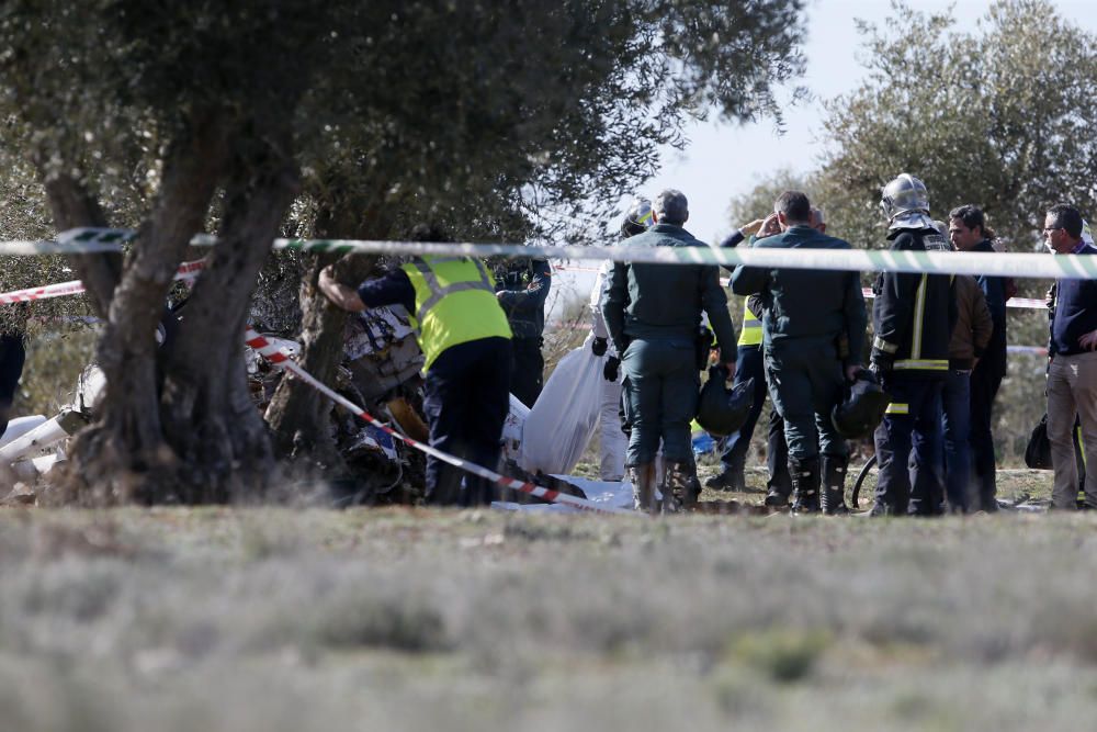 Accident d''avioneta mortal a Madrid