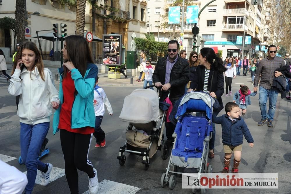 Marcha solidaria de Jesús-María por Haití