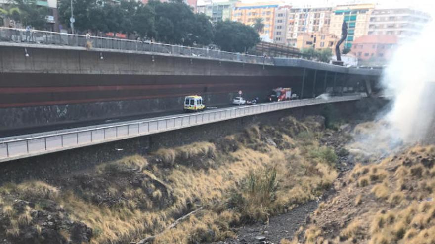 Conato de incendio en el Barranco de Santos