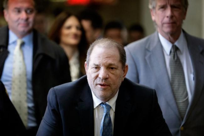 Harvey Weinstein, en el juicio en Nueva York