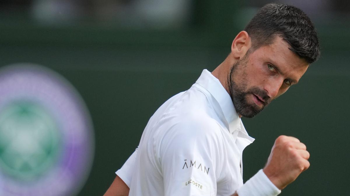 Djokovic, durante su partido ante Muller