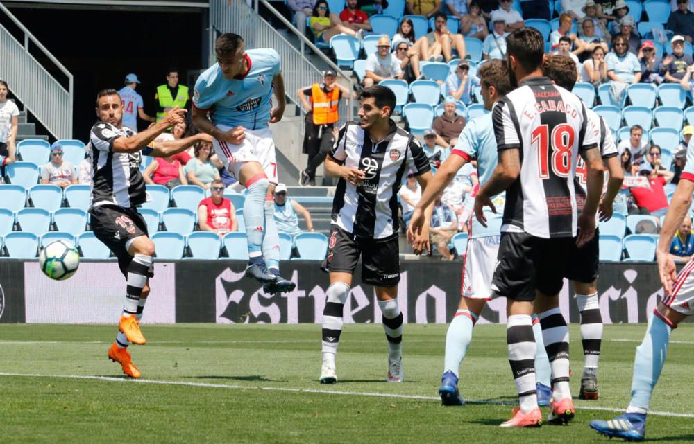 El Celta-Levante, en imágenes