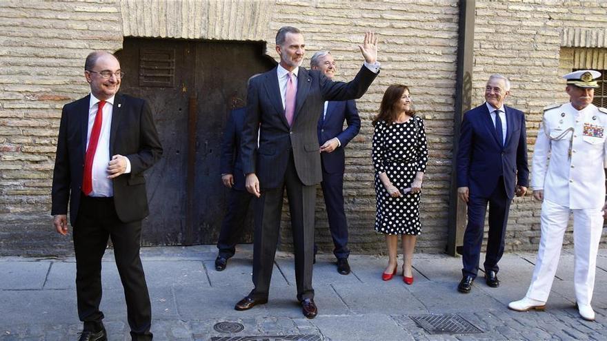 El rey Felipe VI visita la Real Maestranza de Zaragoza en su 200 aniversario