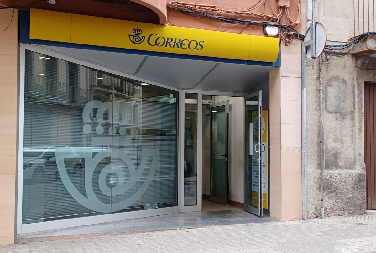 Oficina de Correus de Berga, al carrer del Roser