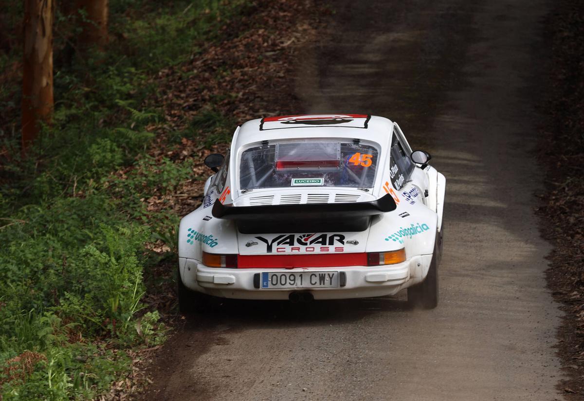 Tramo de Betanzos - Coiròs del 30 Rally de A Coruña .