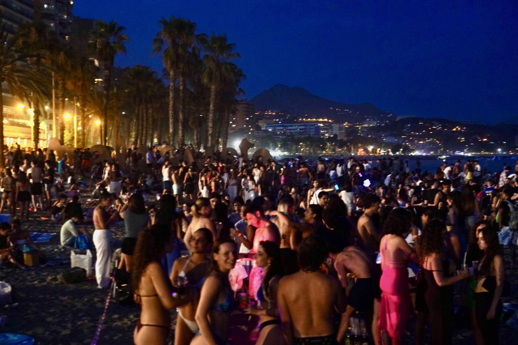 La Noche de San Juan en La Malagueta 