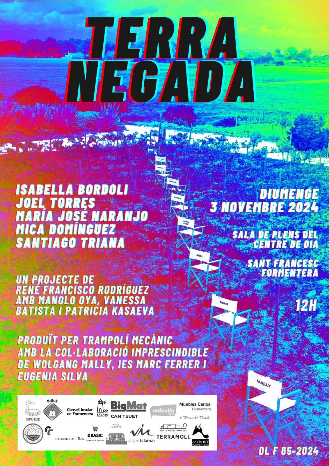 El cartel de la presentación de 'Terra negada'